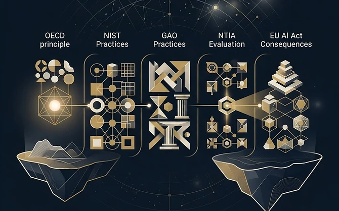 AI Accountability Framework: GAO, NIST, OECD Compared