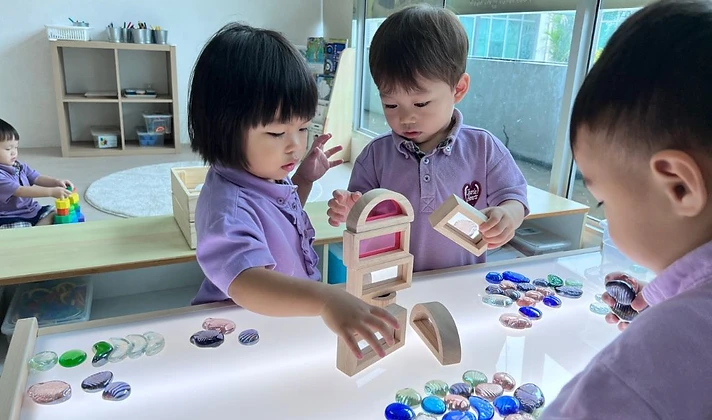 Children of Cherie Hearts running joyfully