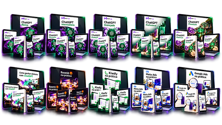 Composição completa dos dez livros digitais da coleção