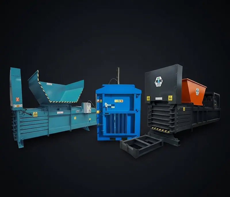 MHM industrial recycling baler machinery