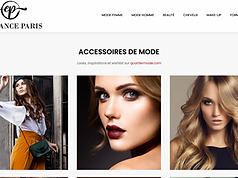 Capture du site Élégance Paris — Élégance Paris