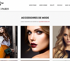 Capture du site Élégance Paris — Élégance Paris