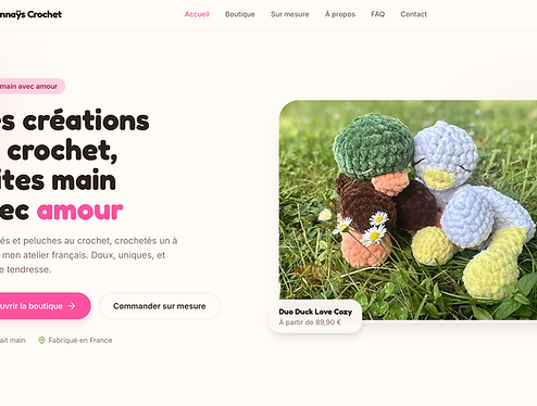 Capture du site Annaïs Crochet — Annaïs Crochet