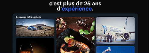 Capture du site Studio Lumière — Studio Lumière