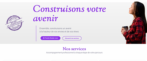 Capture du site Cap & Sens — Cap & Sens