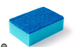 Esponja azul não risca