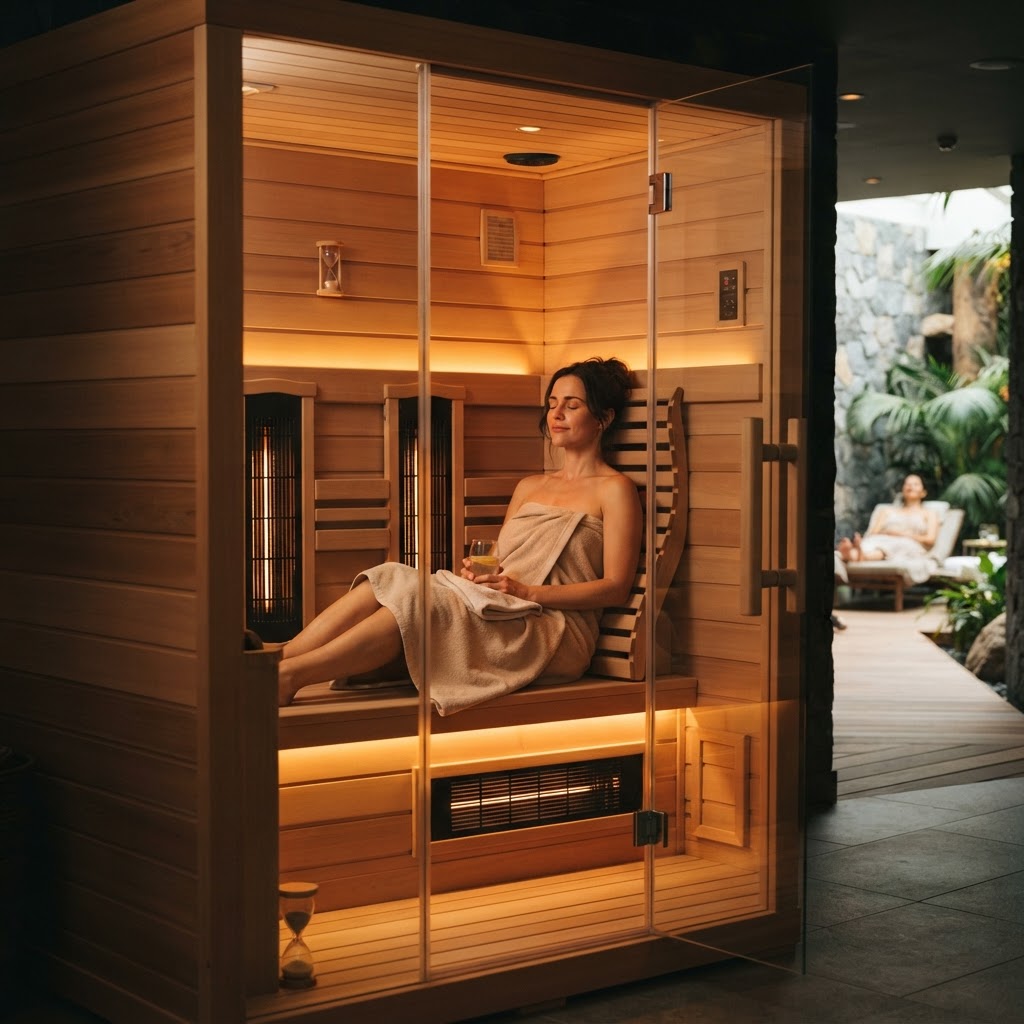 Sauna karbonowa na podczerwień Poznań – detoks i regeneracja w salonie