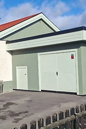 Utvändig målning av HALLDAN Måleri AB