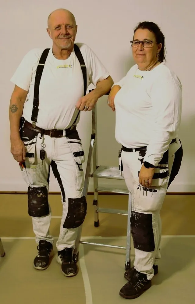 Raoul och Marie Halldan på HALLDAN Måleri AB