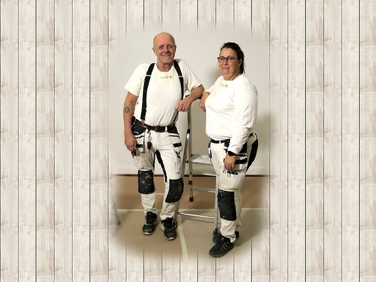 Raoul och Marie Halldan i måleriprojekt