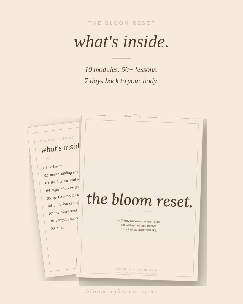 The Bloom Reset