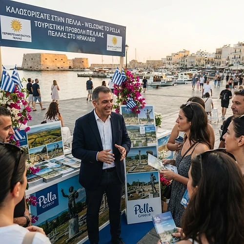 Προώθηση του τουρισμού της Πέλλας στο Ηράκλειο της Κρήτης