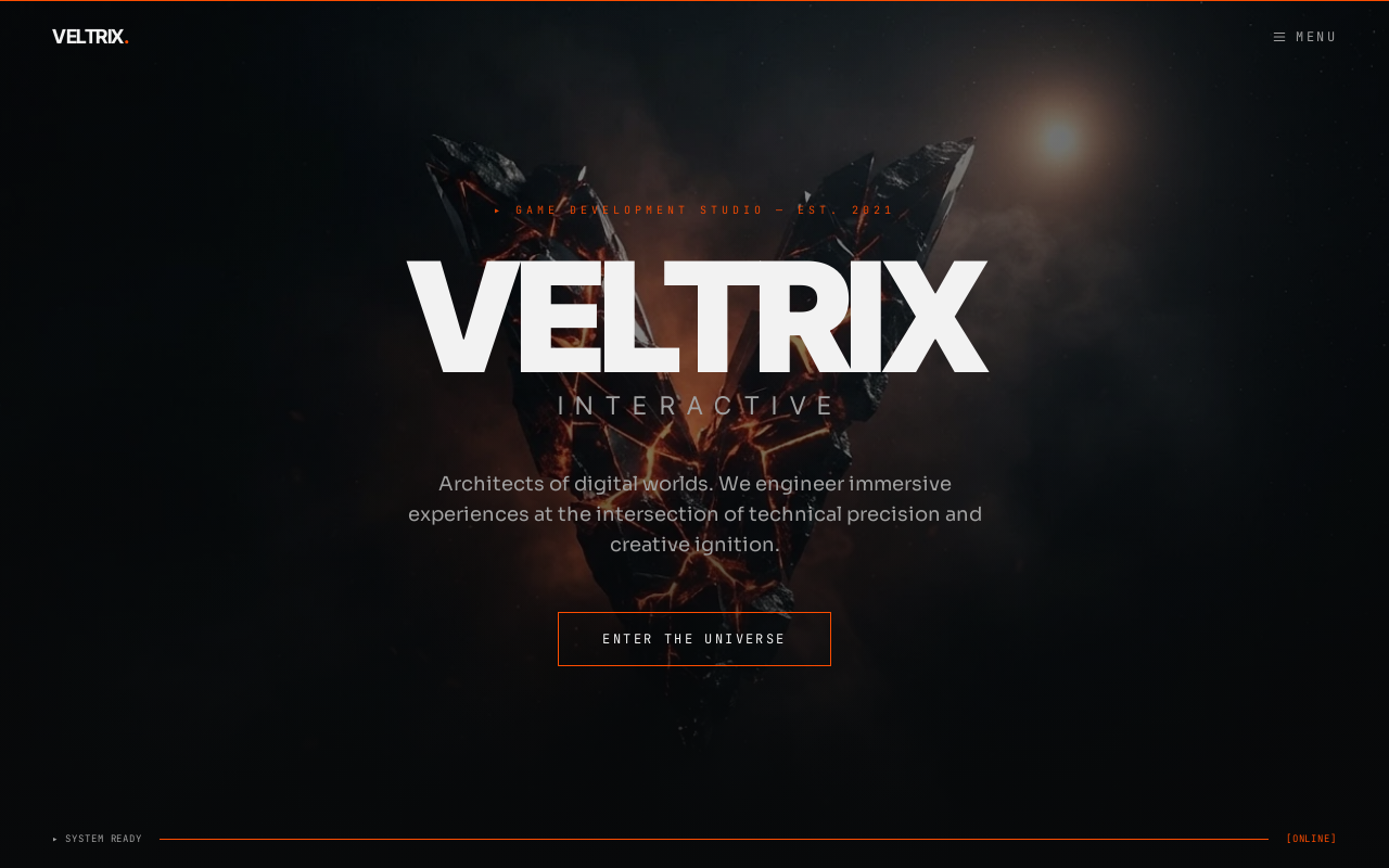 VELTRIX INTERACTIVE template preview