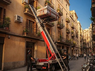 Plataforma elevadora: Muebles voluminosos