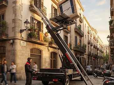 Plataforma elevadora: Cristalería y cargas delicadas