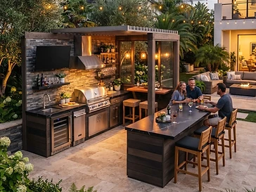 Backyard Kitchen