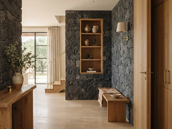 Interni di una villa contemporanea