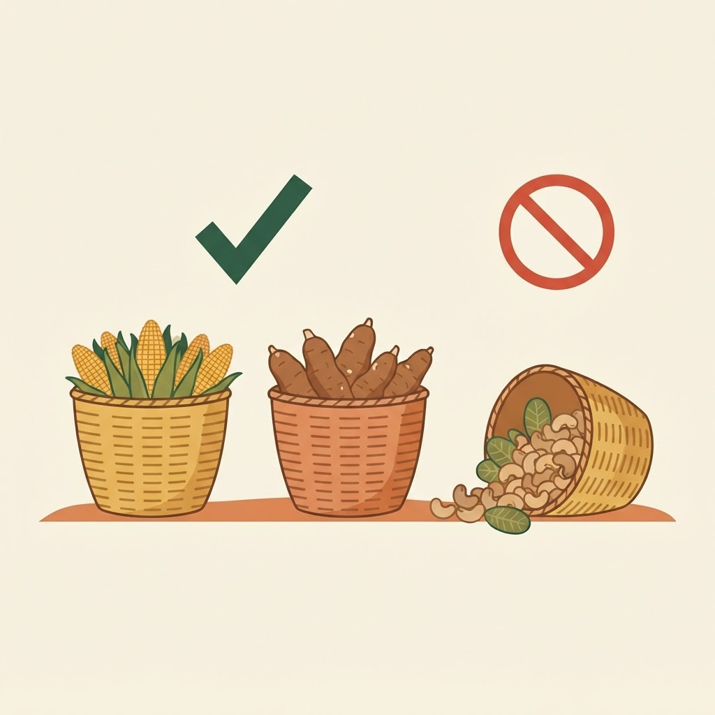 Diversify: Plant 3 Crops So Failure Doesn't Mean Starvation