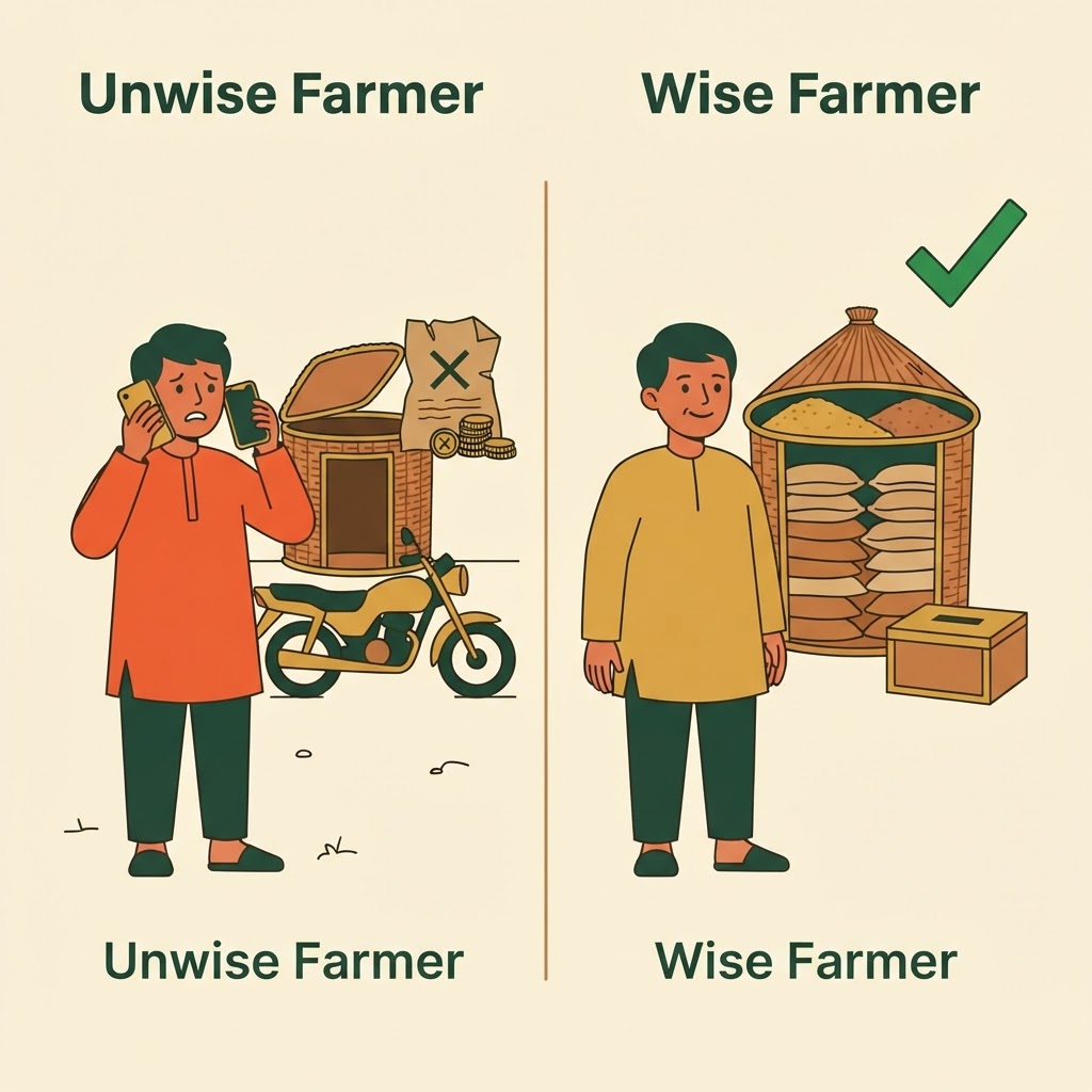 Wealth is What You DON'T See: Why Rich Farmers Look Poor