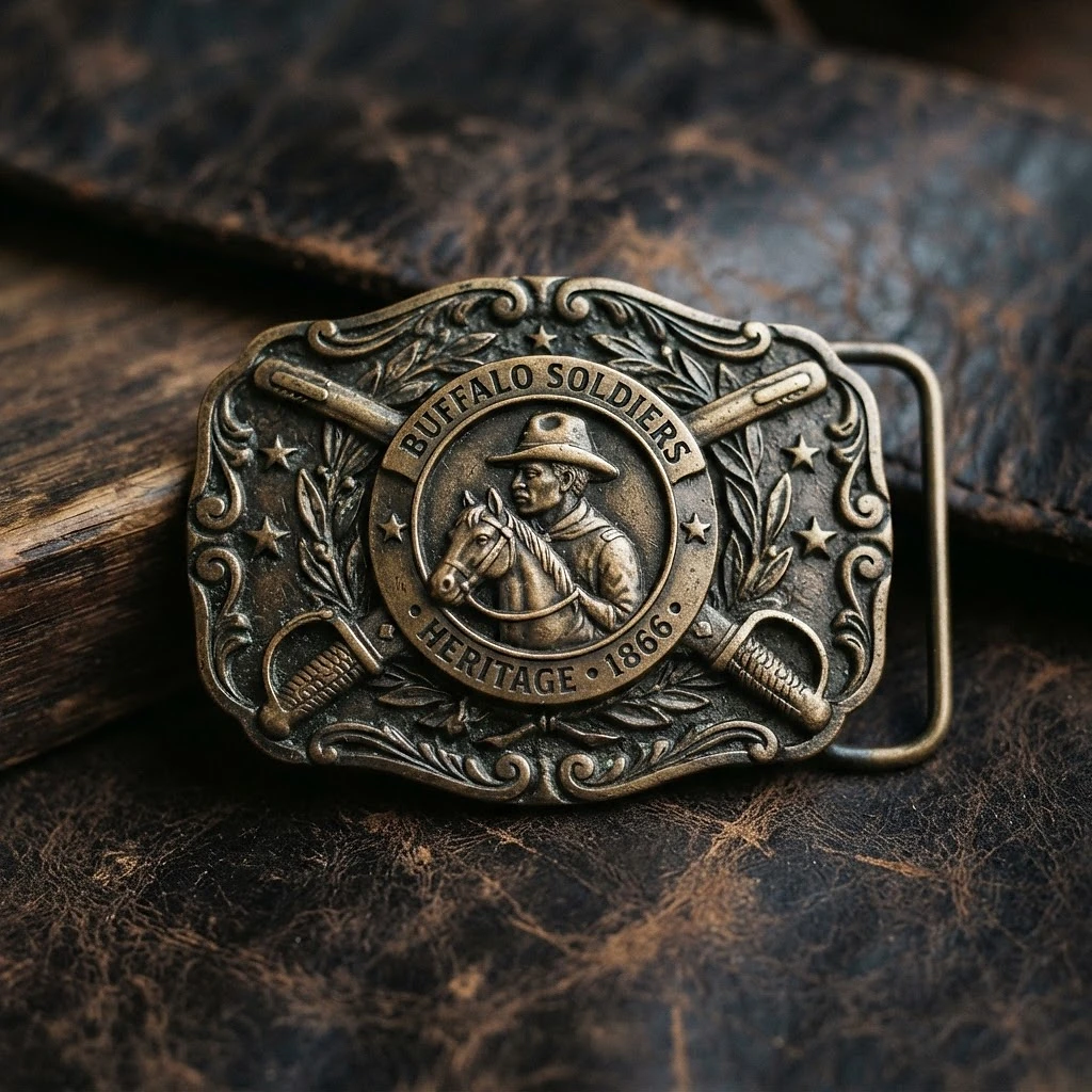 Legacy of the Sabers Store Product · Heritage Belt Buckle