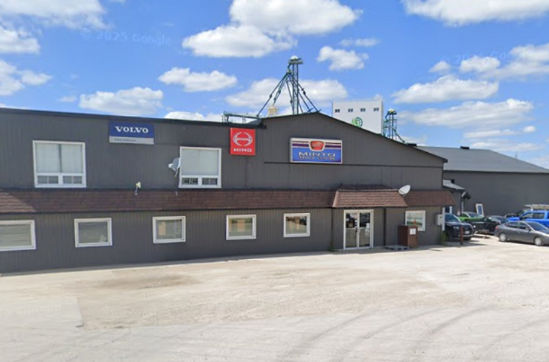 Minto Truck Centre facility exterior on Highway 23