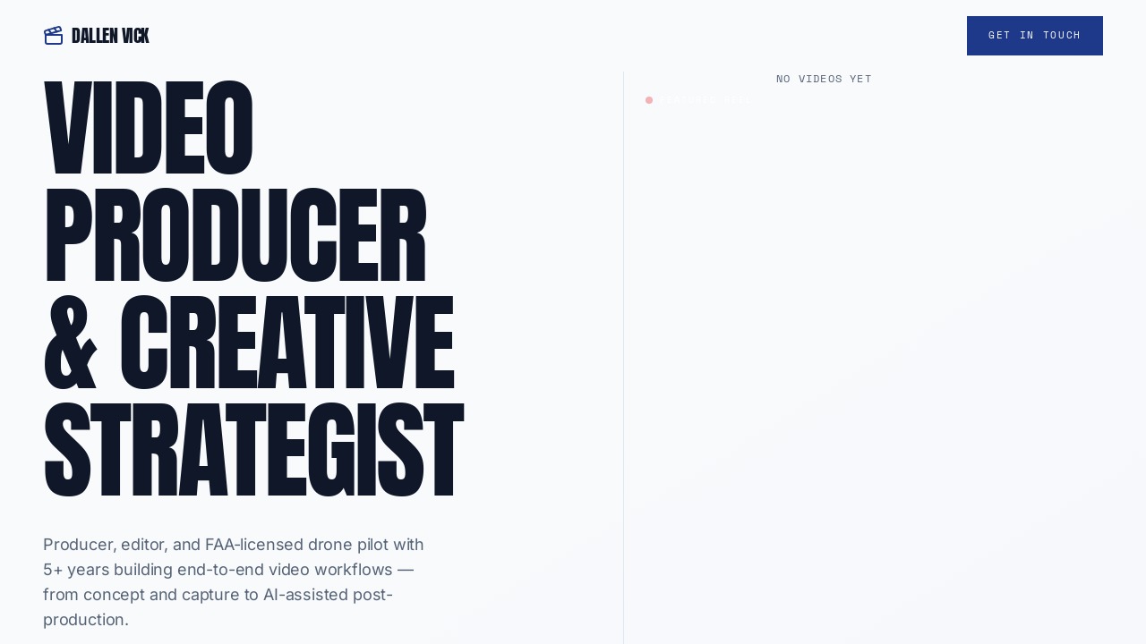 Personal Portfolio Site template preview