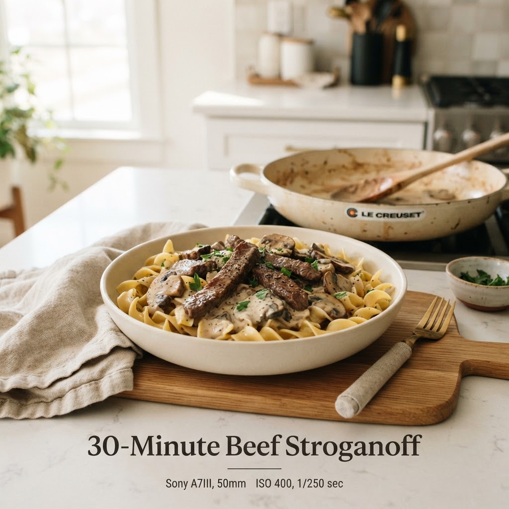 30-Minute Beef Stroganoff