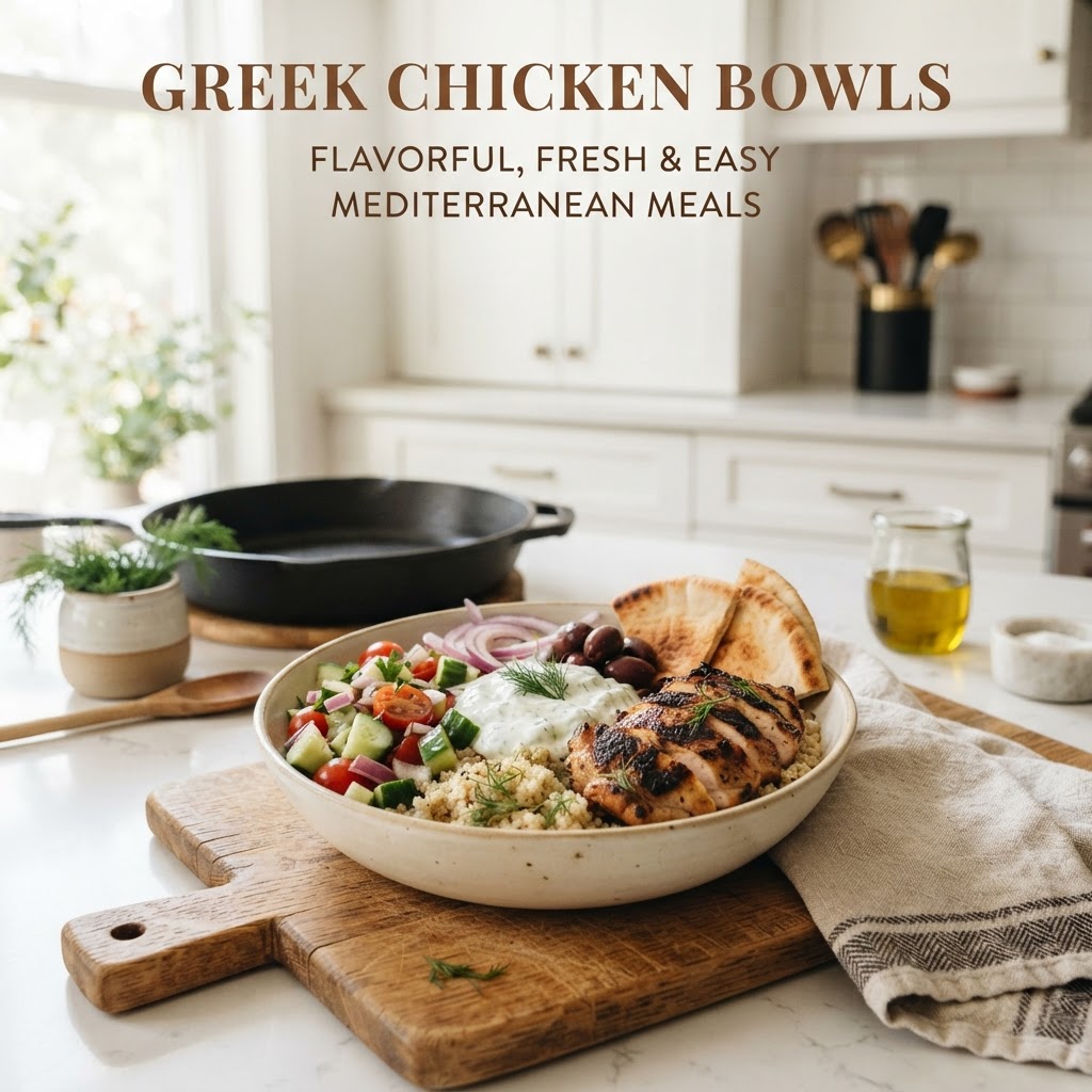Greek Chicken Bowls