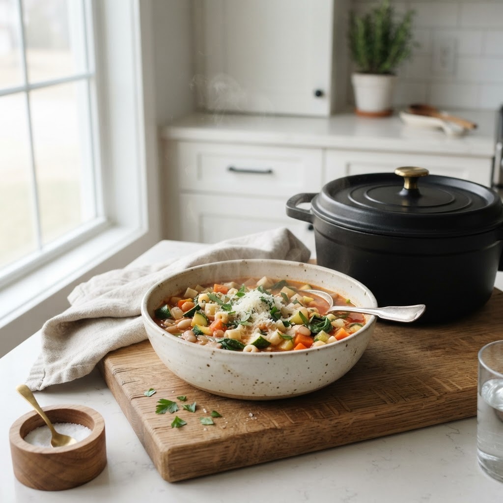 30-Minute Classic Minestrone Soup
