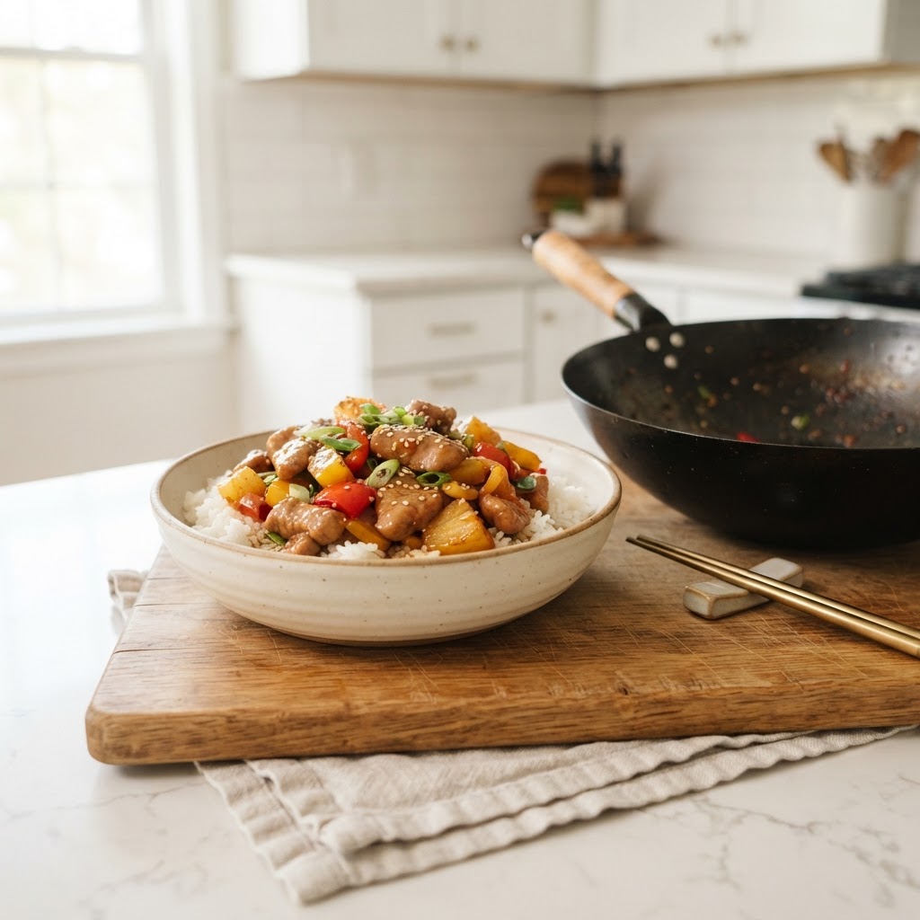 Pineapple Pork Stir-Fry