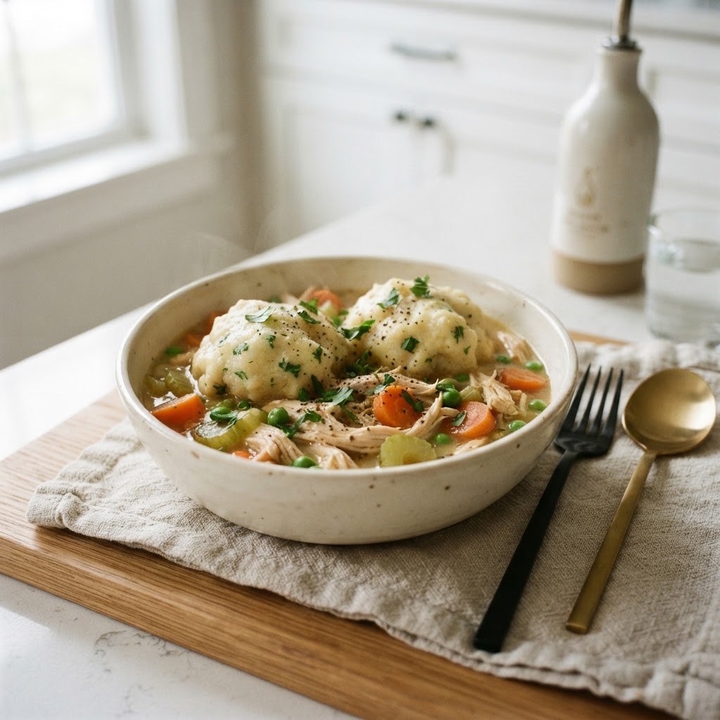 Quick Chicken & Dumplings