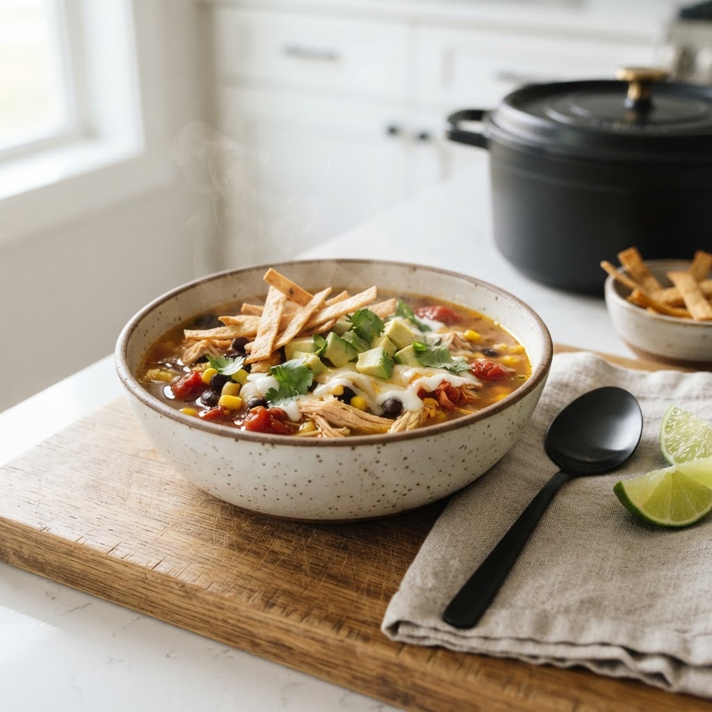 30-Minute Chicken Tortilla Soup