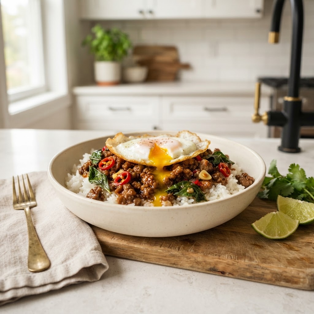 Thai Basil Beef (Pad Krapow-Style)