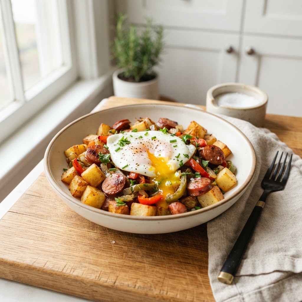 Smoked Sausage & Potato Hash