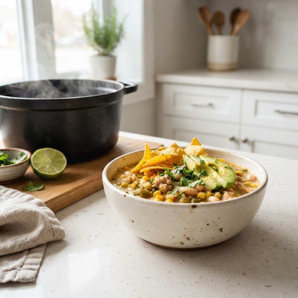 30-Minute Easy White Chicken Chili