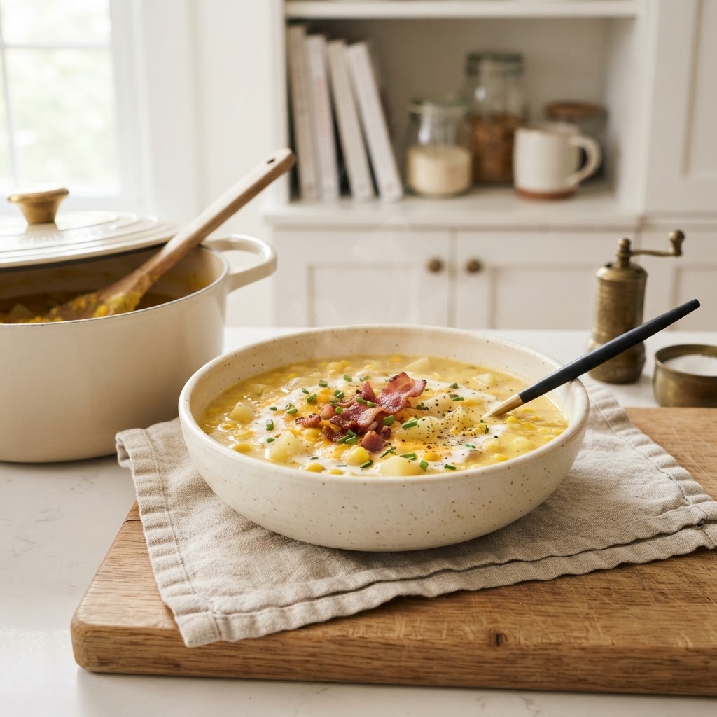 30-Minute Creamy Corn Chowder
