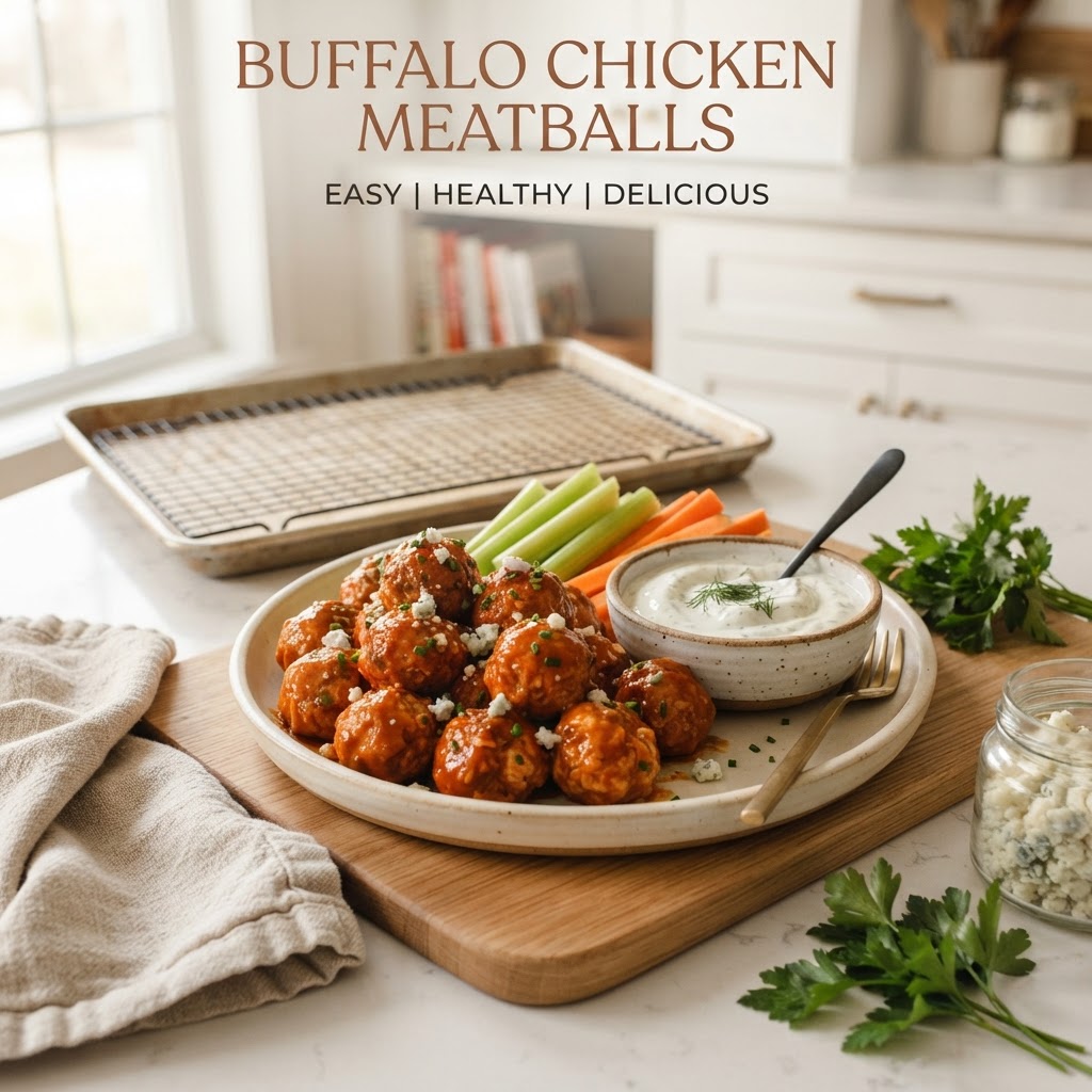 Buffalo Chicken Meatballs
