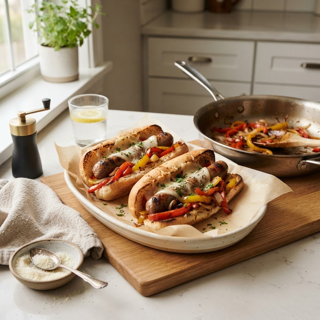 Sausage & Peppers Hoagies