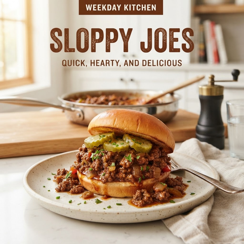 Weeknight Sloppy Joes