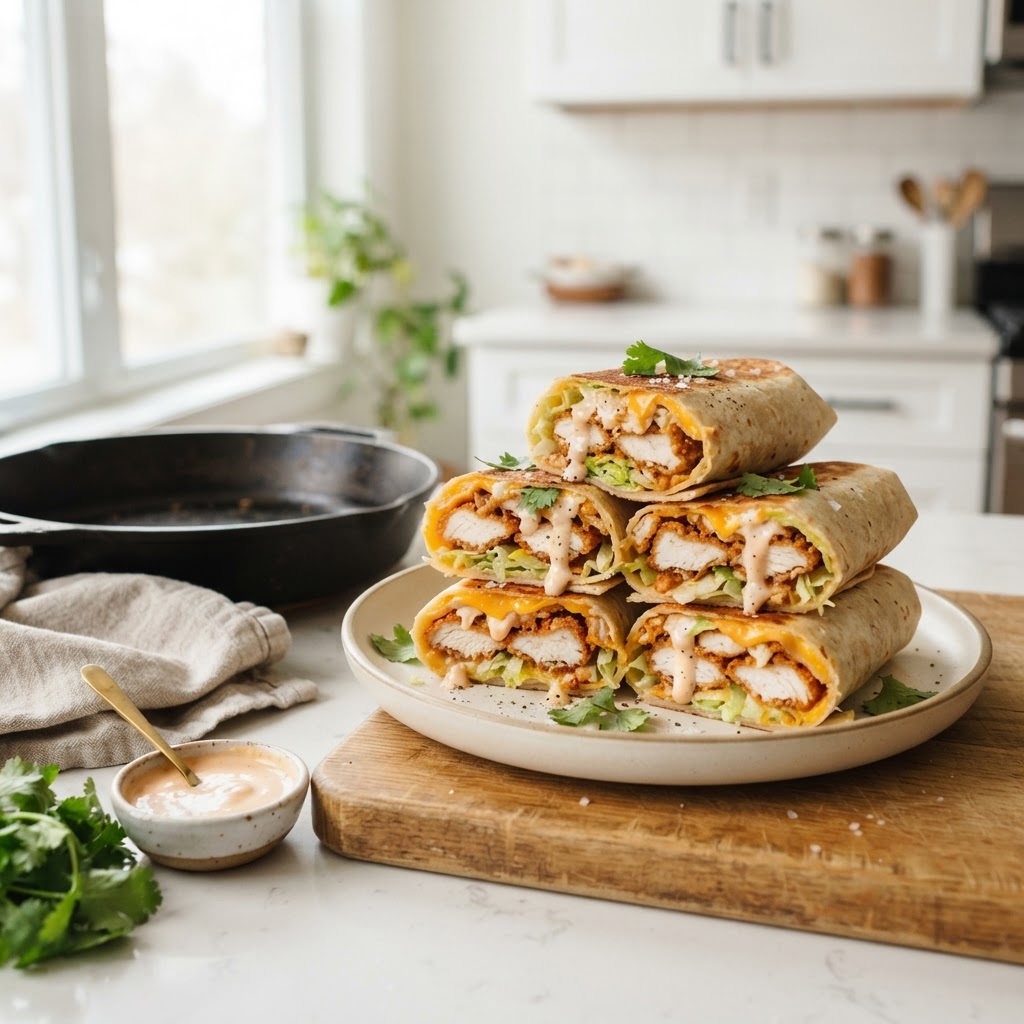 Crispy Chicken Wraps