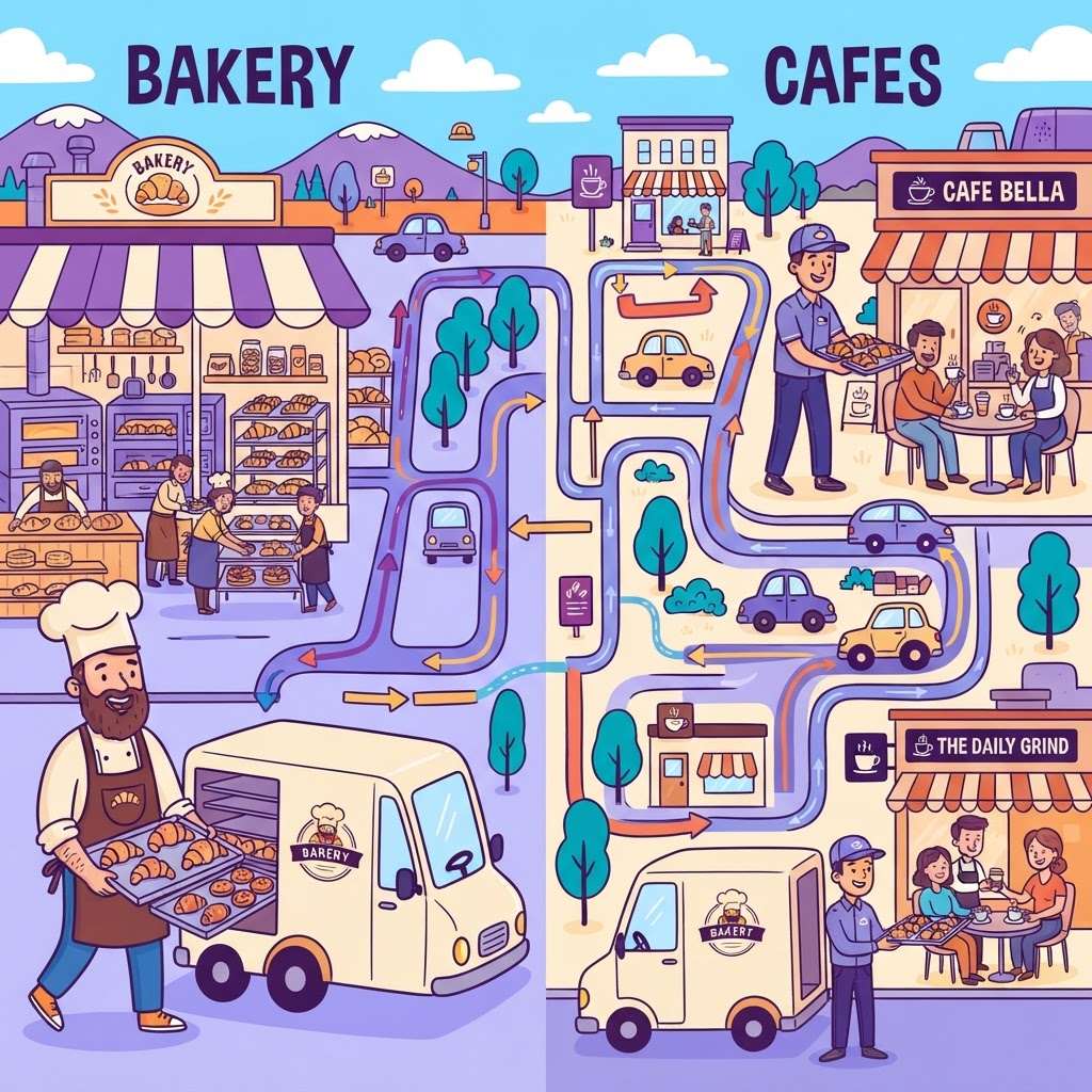 Solving the Vehicle Routing Problem: A Practical Guide for Wholesale Bakery Fleets