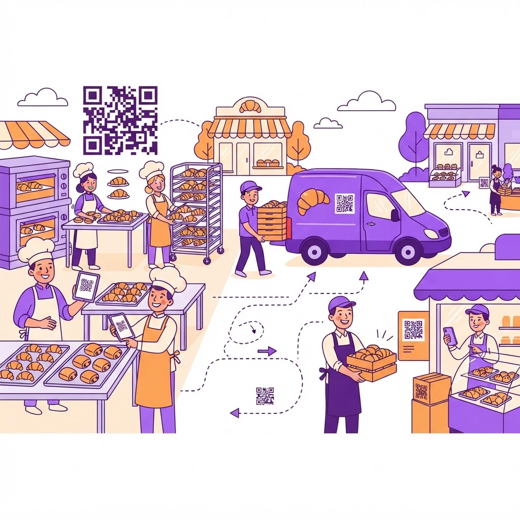 QR-Code Ordering: Simplifying Wholesale Pastry Logistics for Modern Cafes