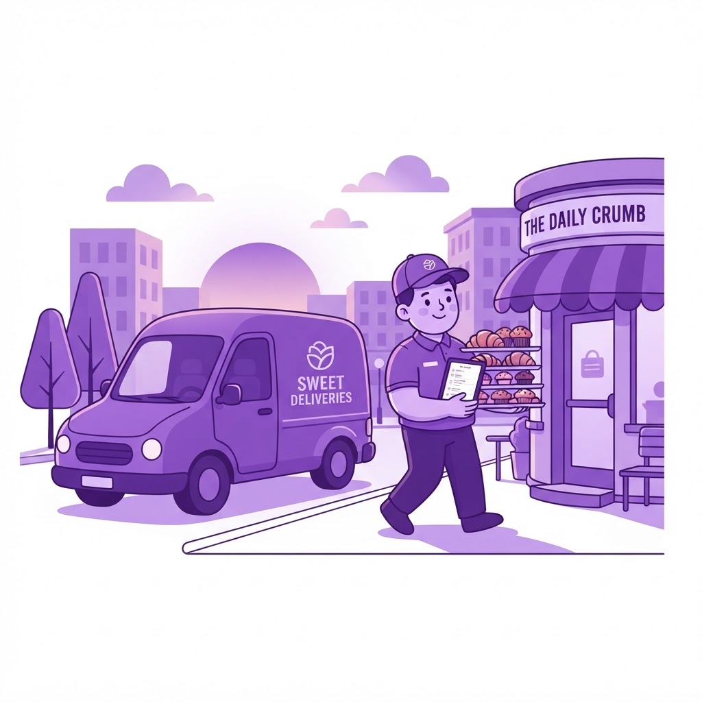 Delivery run optimised