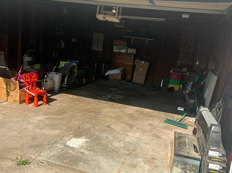 Garage Cleanout after Summit junk removal