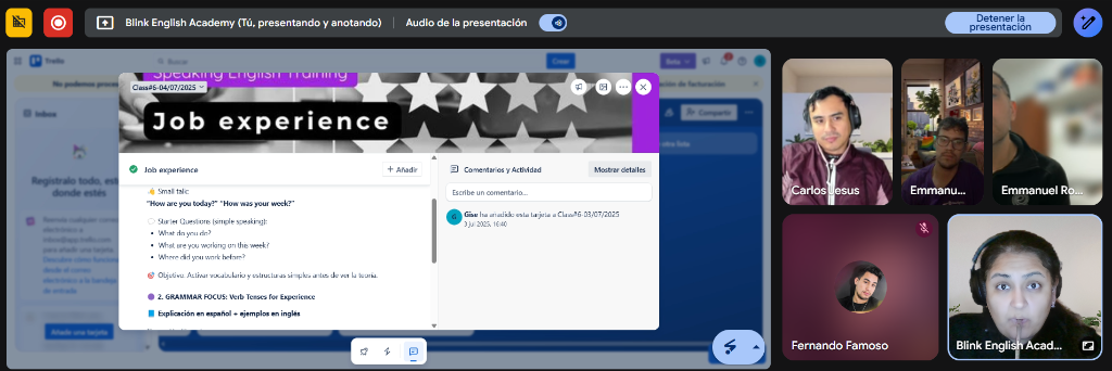 Google Classroom + Trello