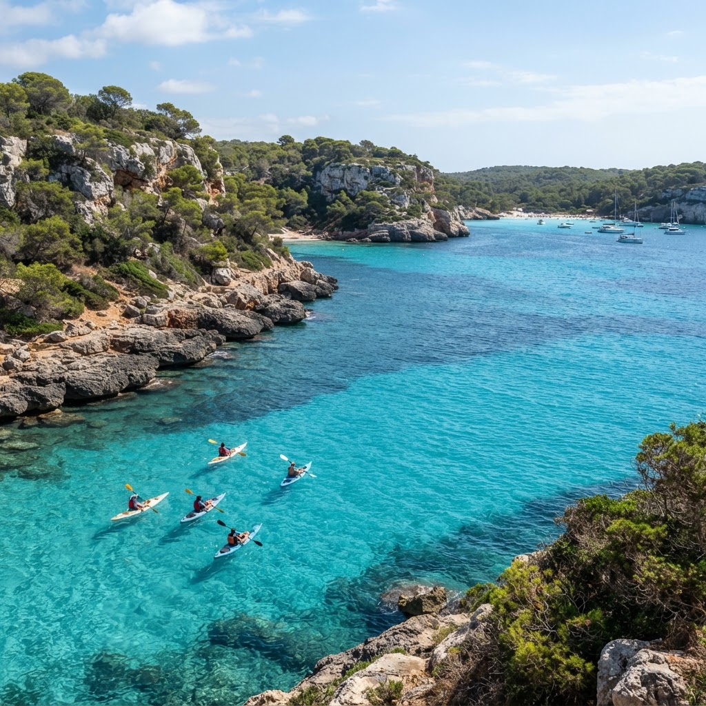 Travesía en Kayak: De Cala Turqueta a Cala Macarella
