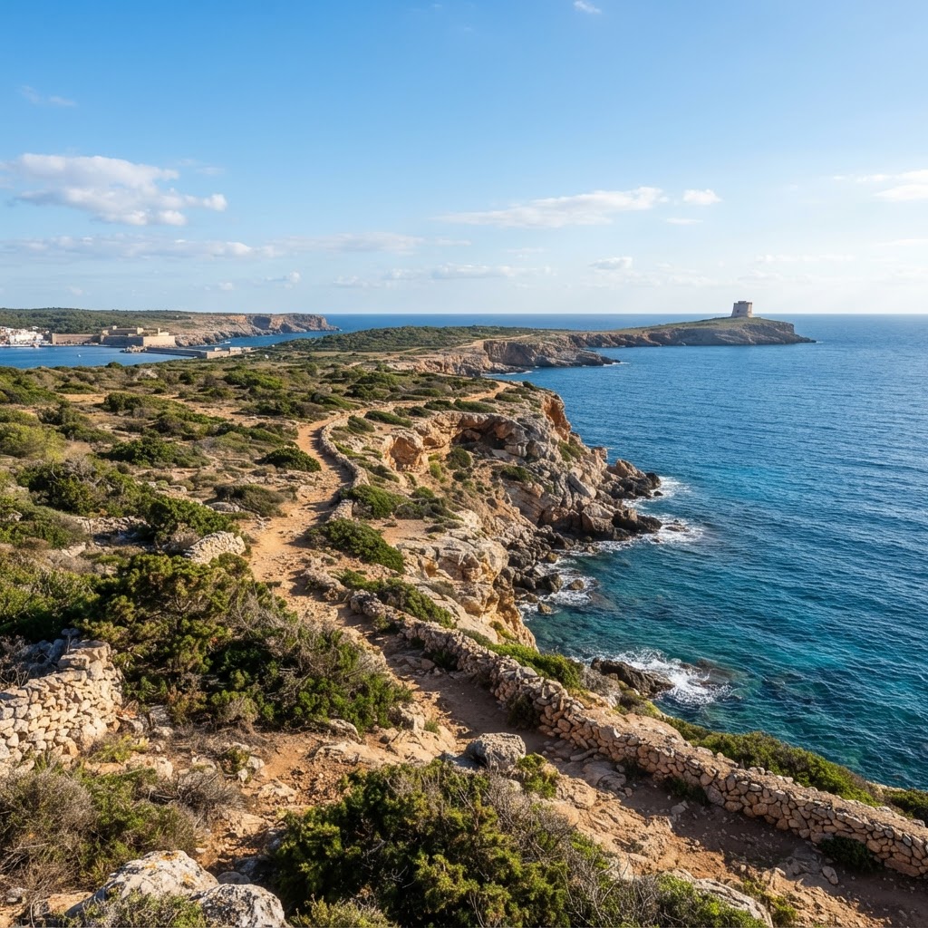 Sendero de la Costa Este: Del Puerto de Maó a la Torre de Sa Mesquida