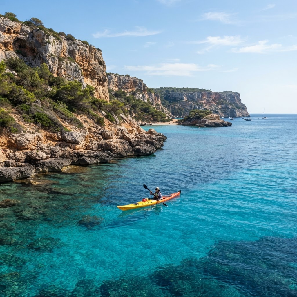 Travesía en Kayak: Acantilados y Calas del Sur
