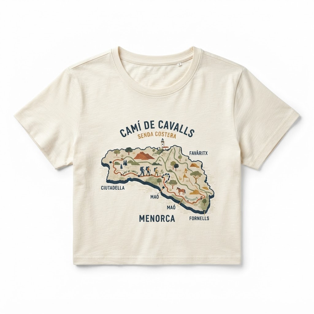 Camiseta Orgánica 'Camí de Cavalls' - Edición Senda Costera