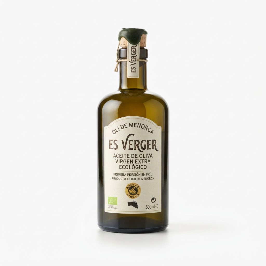 Oli de Menorca 'Es Verger' - Aceite de Oliva Virgen Extra Ecológico